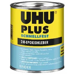 UHU 2-K-Epoxidkleber Binder »PLUS SCHNELLFEST« transparent 855 g transparent