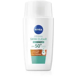 NIVEA Derma Skin Clear leichtes, schützendes Fluid SPF 50+ 40 ml
