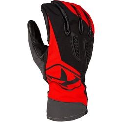 Klim Spool Motocross Handschuhe, schwarz-grau-rot, Größe XL für Männer