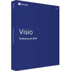 Visio 2016 Professional - Produktschlüssel - Sofort-Download - Vollversion - 1 PC - Deutsch