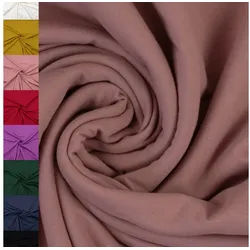 MAGAM-Stoffe Stoff "Finn", Jersey uni einfarbig ÖKO-TEX Meterware 50cm rosa