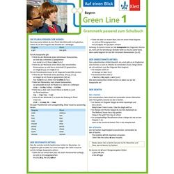 Green Line 1. Ausgabe Bayern.Bd.1, Loseblatt