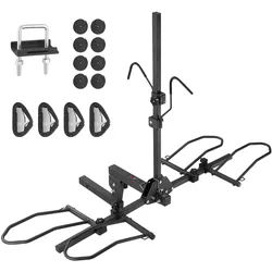 VEVOR 2-Fahrrad-Gepäckträger, 160 lbs, zusammenklappbarer Träger für PKW, LKW, SUV, 2-Zoll-Empfänger, Rechteckige Schnittstelle