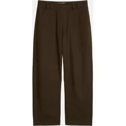 Regular-Fit Hose Mossy earth Braun 40