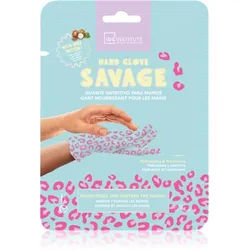 IDC Institute Hand Glove Savage feuchtigkeitsspendende Maske für die Hände 1 St.