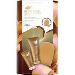Dove Glow & Go Gradual Self-Tan Gift Set Set für perfekte Bräune für Damen