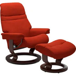 Stressless® Fußhocker »Sunrise«, mit Classic Base, Gestell Braun Stressless® rust Q2 FARON