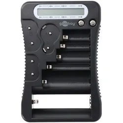 Universal Batterie- und Akku Tester mit LCD-Display für Standard- und Fotobatterien