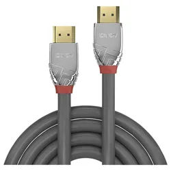 Lindy LINDY HDMI Anschlusskabel HDMI-A Stecker, HDMI-A Stecker 10.00 m Grau HDMI-Kabel, (1000.00 cm) grau