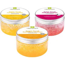 Greendoor Körperpeeling Sugar Scrub Set Frucht 690 g