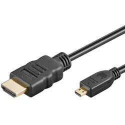 Micro HDMI auf HDMI Adapter High Speed HDMITM with Ethernet 1,5 Meter HDMI