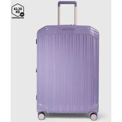 Piquadro PQ Light Großer Trolley Koffer mit 4-Rollen, erweiterbar4 Rollen Cyclamen
