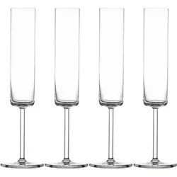 SCHOTT ZWIESEL Serie MODO Sektglas mit Moussierpunkt 4 Stück Inhalt 163 ml