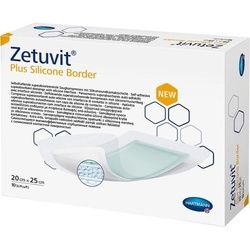 Zetuvit Plus Silicone Border 20 cm x 25 cm