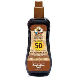 Australian Gold Sonnenschutz Spray Gel & Bronzer Sonnenschutzcreme 237 ml