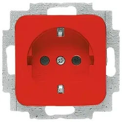Busch-Jaeger 20 EUC-217-101 Schutzkontakt-Steckdose, rot glänzend, Busch-Duro 2000, Reflex SI