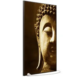STEINFELD Heizsysteme Infrarotheizung Bild 900W, 120x74cm, Made in Germany, 7J Garantie, mit Thermostat, viele Motive schwarz