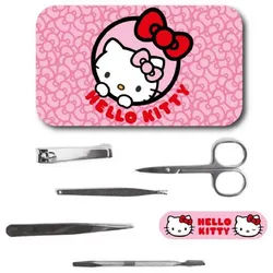 Hello Kitty Nagelpflege-Set Nagelpflege Set mit 6-teiligem Zubehör im praktischen Etui, 1-tlg.