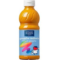 LEFRANC BOURGEOIS Gouache Liquide Redimix Temperafarbe gelb 500,0 ml