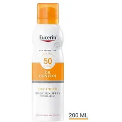 EUCERIN Sun Oil Control Body Transp.Aerosol LSF 50 200 ml