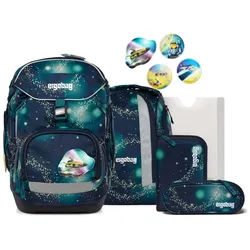 ergobag pack GALAXY GLOW 6-teiliges Schulrucksack-Set 2025 RaumfahrBär