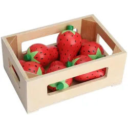 My Baby Lou Kaufladenzubehör , Grün, Rot, Eichefarben , Holz , 7-teilig , Schima , massiv, Sperrholz , 13.4x5x9 cm , EN 71 , Spielzeug, Holzspielzeug