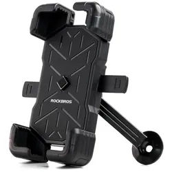 25210030007 phone holder for motorcycle - black