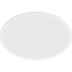 Philips LED Deckenleuchte Superslim 3-in-1 LED Leuchte, CL550, 2700K, Dimmfunktion, Memoryfunktion, dimmbar über Fernbedienung, mehrere Helligkeitsstufen, LED fest integriert, Warmweiß, SceneSwitch, warmweiß, LED, dimmbar mit Lichtschalter weiß Ø 34 cm