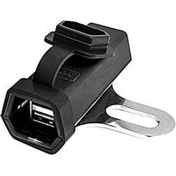 Booster 180-3024, 2-fach USB-Steckdose - Schwarz