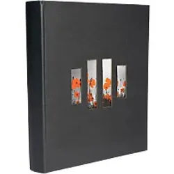 Exacompta Milano Fotoalbum Hardback Papier 30,3 x 32,8 x 4,7 cm Schwarz
