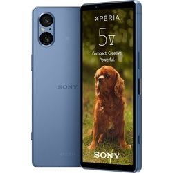 Sony XPERIA 5V Smartphone (15,49 cm/6,1 Zoll, 128 GB Speicherplatz, 12 MP Kamera) blau