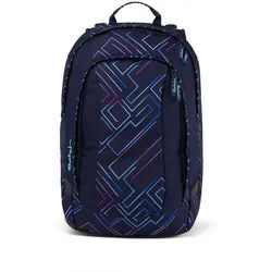 satch air Schulrucksack Purple Laser