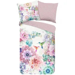 Wendebettwäsche , Multicolor , Textil , Mandala , 200x200 cm , atmungsaktiv , Heimtextilien, Bettwäsche & Leintücher, Bettwäsche, Wendebettwäsche