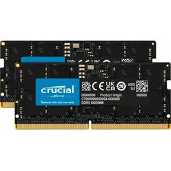 CRUCIAL SO-DIMM Kit 32GB, DDR5-4800, CL40-39-39, on-die ECC