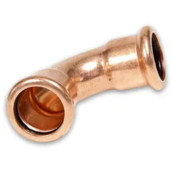 Kupfer Pressfitting Winkel 90°, Bogen, verschiedene Größen (Ausführung: 22 mm)