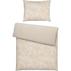 Esprit Lizenzbettwäsche , Creme, Rosa, Altrosa, Beige , Textil , Floral , 140x200 cm , Oeko-Tex® Standard 100, BCI (Better Cotton Initiative) , hautfreundlich, angenehm wärmend, bügelleicht, schadstoffgeprüft, weiche und anschmiegsame Oberfläche , Heimtextilien, Bettwäsche & Leintücher, Kinderbettwäsche