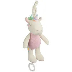 Patinio Spieluhr , Weiß , Kunststoff, Textil , Füllung: Polyester , 23 cm , Bsci , Musik, schadstofffrei, abnehmbaren Hängefiguren , Schlafen, Babyeinschlafhilfe, Spieluhren
