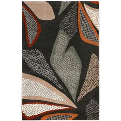 Esprit Flachwebeteppich , Anthrazit, Braun, Grün, Schwarz, Beige , Textil , Floral , rechteckig , 80x150 cm , Textiles Vertrauen - Oeko-Tex®, Hohenstein, AZO-frei, Oeko-Tex® Standard 100 , für Fußbodenheizung geeignet, in verschiedenen Größen erhältlich, Fasern thermofixiert (heatset), lichtunempfindlich, pflegeleicht, strapazierfähig, leicht zusammenrollbar , Teppiche Und Böden, Teppiche, Webteppiche
