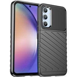 Screenguard Samsung Galaxy A54 5G SpaceCase Impact-Resistant Hülle (Galaxy A54 5G), Smartphone Hülle, Schwarz