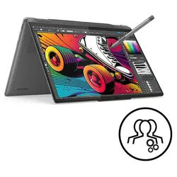 Lenovo NB YG 7 2-in-1 14IML9 ULT7 32G 1T 11H + 3 Jahre Premium Care Intel® Core Ultra 7 155H Prozessor E-Kerne bis zu 3,80 GHz P-Kerne bis zu 4,80 GHz, Windows 11 Home 64, 1 TB SSD M.2 2242 PCIe 4.0 TLC, 14 Inch, Storm Grey