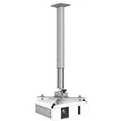 KINDERMANN Deckenhalterung für Projektoren Premium 200 Weiß, Aluminium