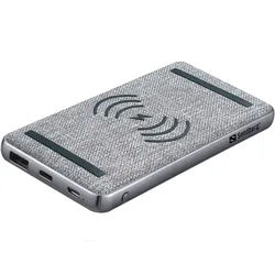 SANDBERG 420-61 - 10000 mAh - Lithium Polymer (LiPo) - Quick Charge 3.0 - Kabelloses Aufladen - Schwarz - Grau