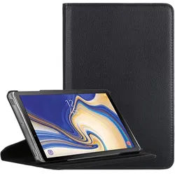 Tablet Tasche für Samsung Galaxy Tab S4 10.5 Leder Schutzhülle 360° Case Cover Schwarz