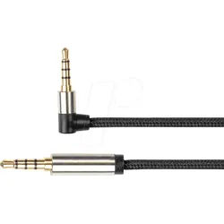 GC-M0231 - Audiokabel, 3,5mm Klinke 4-polig, 0,5 m, gew.