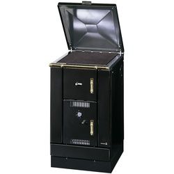 Wamsler wasserf. Küchenofen | K 158 CL | Glaskeramik | 22 kW | Schwarz/Gold