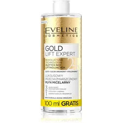 Eveline Cosmetics Gold Lift Expert reinigendes Mizellenwasser für reife Haut 500 ml