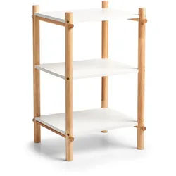 Zeller Present Babyregal , Weiß , Holzwerkstoff , teilmassiv , 35x35x58.5 cm , Babymöbel & Kindermöbel, Babyzimmer, Babyregale & Kinderregale