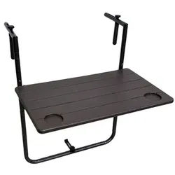 GARDEN PLEASURE Klapptisch »Tabora«, BxL: 60 x 60 cm, Kunststoff - braun