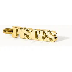 PURELEI Pisces Letter Charm