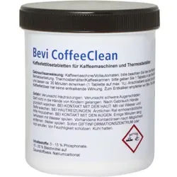 Bevi Coffee Clean Kaffeefettlösetabletten, Kaffeefettlösetabletten für Kaffemaschinen und Thermosbehälter, 1 Dose = 150 Stück à 1,6 g